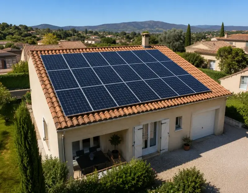 Prime à l'autoconsommation panneaux solaires Le Pouget — aide financière de l'État